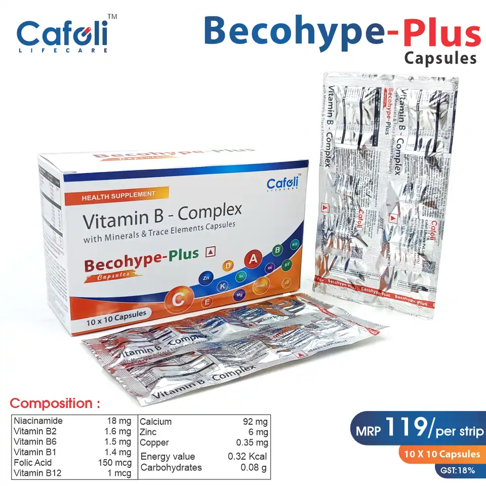 Multivitamin Capsules at the best price in PCD Pharma Franchise for Multivitamin and Nutritional Support.